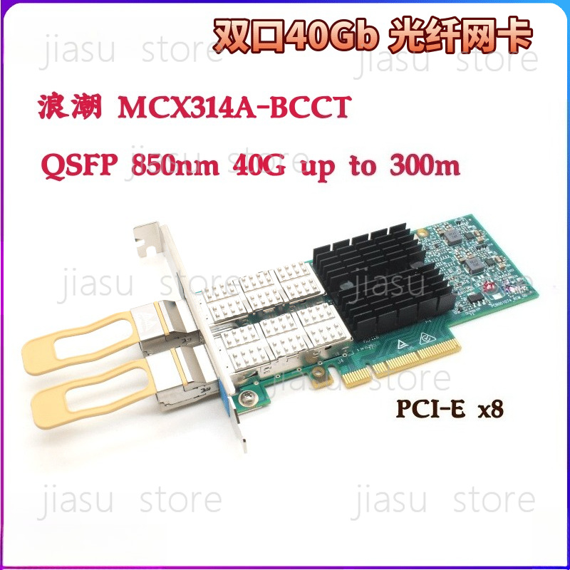 Dual Port 40Gbe Pcie Nic - Çift Portlu 40GbE Sunucu Ağ Kartı