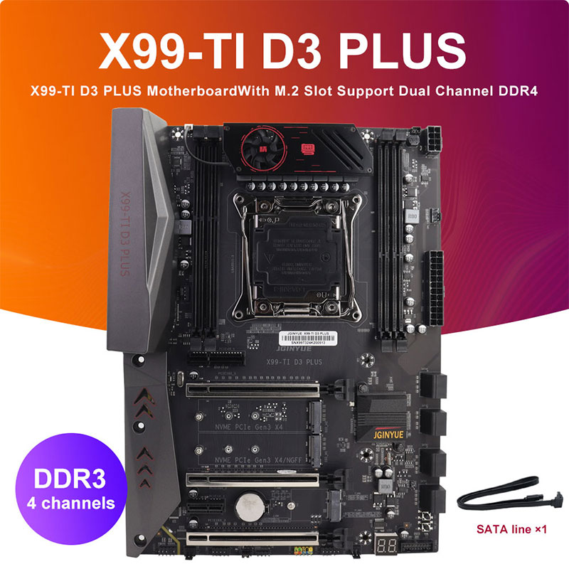 JGINYUE X99-TI D3 PLUS Anakart - E5 2696 V3 incelemesi ve fiyatı
