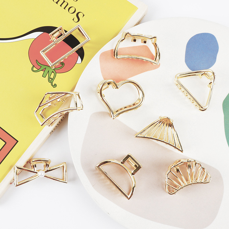 Küçük Minimalist Saç Pençe Kli - Gold 6138 incelemesi ve fiyatı